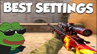 THE BEST CSGO SETTINGS 2023 [upl. by Blalock]