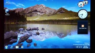 Acer Aspire One Windows 7 Beta Build 7000 [upl. by Yrot]