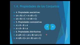 1 4 Propiedades de los Conjuntos [upl. by Lidah64]