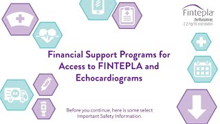 Financial Support Programs for Access to FINTEPLA and Echocardiograms [upl. by Htesil]