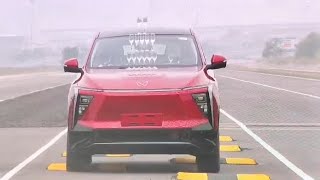 Beautiful XEV 9e with water glasses balance Live performance 🔥💯 mahindra xev9e automobile [upl. by Oek42]