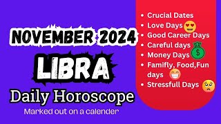 Libra November 2024 Monthly Horoscope [upl. by Orvil634]