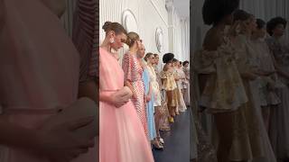 FashionPreview badgleymischka SS 2025 NYFW presentation fashion fashiondesigner formalwear [upl. by Baxie]