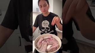 Costillas de cerdo con salsa reels comida food recipe [upl. by Anesusa408]