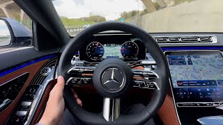 2023 Mercedes S Class NEW  FIRST Short vs LONG AMG S500 Drive Review Interior Exterior [upl. by Ariela]