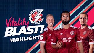 BLAST HIGHLIGHTS 💥  Surrey edge tight QuarterFinal clash [upl. by Ihtak]