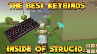 THE BEST KEYBINDS IN STRUCID Strucid tutorial [upl. by Ellennahs]