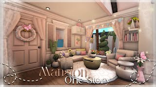 BLOXBURG 30k Modern Mansion One Story House Build  bloxburg house build  bloxburg speed build [upl. by Ahrendt714]