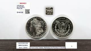 1878 Morgan Dollar  San Francisco  Proof Like [upl. by Adniral]