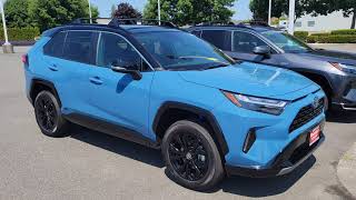 2023 Toyota RAV4 Hybrid XSE AWD in Cavalry Blue [upl. by Converse]