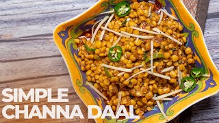 Simple Channa Daal  Dhaba Channa Daal  Hotel Channa Daal  Food Cravings  Recipe in English [upl. by Asim112]