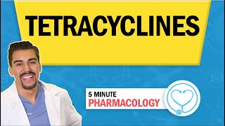 Pharmacology  Tetracyclines Antibiotics nursing RN PN NCLEX [upl. by Etnaled548]