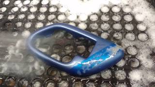 Ozarks Hydrographics Dip Soluble Tape Watch it disappear right in front of your eyes [upl. by Alledi135]