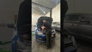 ⏱️ Timelapse Edition ⏱️This VW Polo came in for an oil change—watch as Armand gets to work [upl. by Ellenar]