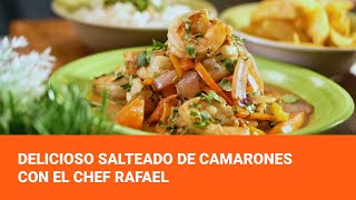 Delicioso Salteado de Camarones [upl. by Kielty]