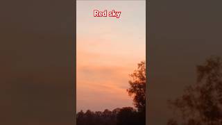 Red sky Sopheanymok sunset rad sun shortvideo [upl. by Alyahc]