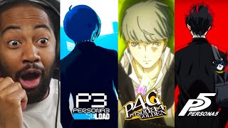 JRPG Fan Reacts to EVERY Persona Opening [upl. by Bithia]