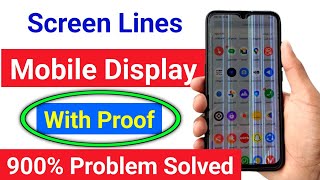 😇mobile display line problem  Phone ki screen par lines kaise hataye  phone display lining problem [upl. by Llertnahs861]