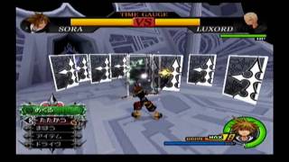 KH2FM  Luxord Data Battle Cavern of Remembrance Critical [upl. by Casilde]