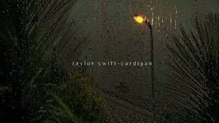 taylor swift cardigan slowedreverb  rain full version [upl. by Izawa127]