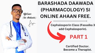 Cephalosporin Class  Part 1  Pharmacology Online Class Free Tuition  Watch Now  ‎DrAbdiaziz [upl. by Julide164]