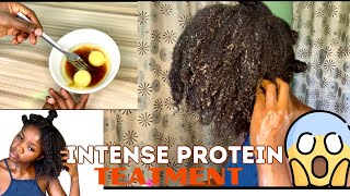 HOW TO EGGS  HONEY Hair Mask For Low Porosity Hair Protein Treatment for Extreme Hair Growth [upl. by Siulesoj]