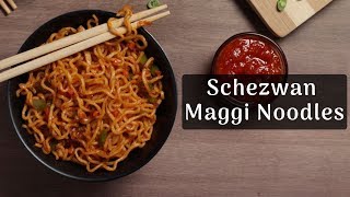 Chinese Style Maggi  Schezwan Maggi Noodles Recipe  Maggi Recipes  Quick Street Food Recipe [upl. by Nywde]