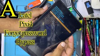 Alcatel pixi 4 forgot password factory reset unlock 🔐 [upl. by Waldner]