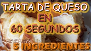 Tarta de queso exprés y con tan sólo 5 ingredientes [upl. by Aisirtap506]