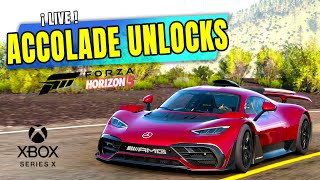 FORZA HORIZON 5  Accolade Unlocks  LIVE [upl. by Eelloh386]