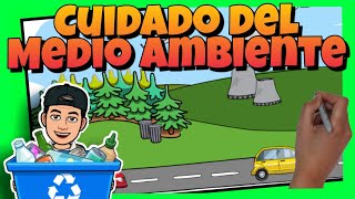 🌳 CUIDADO y CONSERVACIÓN del MEDIO AMBIENTE para niños [upl. by Ynaffet]