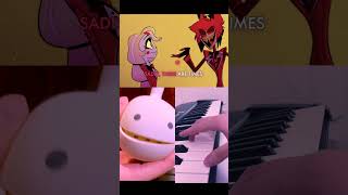 Alastor vs Lucifer piano otamatone battle [upl. by Ylelhsa]