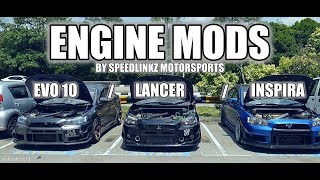 EVO 10  LANCER  INSPIRA  ENGINE MODS by SPEEDLINKZ MOTORSPORTS [upl. by Eislehc]