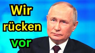 Putin zur aktuellen Lage an der UkraineFront [upl. by Murrell]