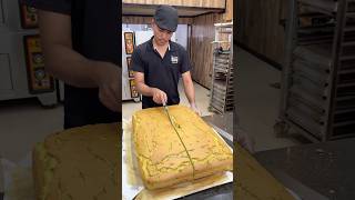 Giant Pandan Cake Cutting [upl. by Anyg]