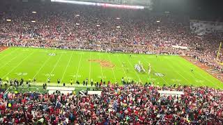 Ole Miss vs Georgia storming field [upl. by Rolecnahc]