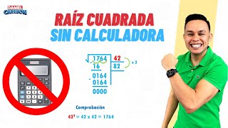 CÓMO HACER UNA RAIZ CUADRADA SIN CALCULADORA Super facil  Para principiantes [upl. by Spector]