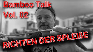 BambooTalk 02  Richten von Bambus Spleißen zum Bau von Fliegenruten Bambooflyrod Gespließtenbau [upl. by Leeke]