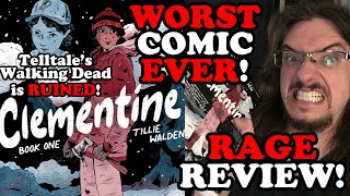 WORST COMIC EVER Telltales The Walking Dead Game RUINED Clementine Book One ANGRY Review [upl. by Danyelle]