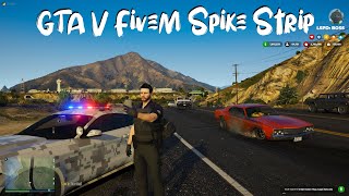 Gta V FiveM Spike Strips Script and More ENGDEU [upl. by Tomasina]