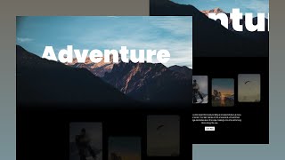 Parallax Scrolling Website using HTML CSS amp JavaScript  How to Make a Parallax Website [upl. by Rabjohn768]