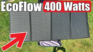 EcoFlow Portable 400W Solar Panel REVIEW [upl. by Utir]