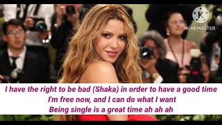 Shakira  Soltera ENGLISH LYRICS [upl. by Mic141]