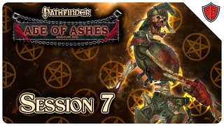 Necromantic Caves  Pathfinder 2E Age of Ashes Session 7 [upl. by Ainosal]