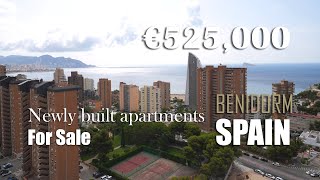 Newly built apartments with sea views in Poniente Beach Benidorm Spain Property for sale in Spain [upl. by Rasmussen506]