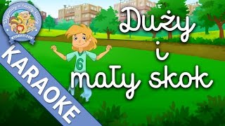 KARAOKE – Duży i mały skok – WYGIBASY TV  piosenki dla dzieci [upl. by Zeph]