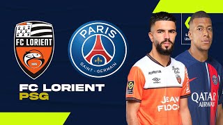 LIVE FC LORIENT  PSG  ALLEZ PARIS   LE MATCH DU TITRE   MBAPPE amp DEMBELE DE RETOUR [upl. by Atselec]