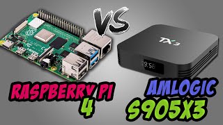 Raspberry Pi 4 vs Amlogic S905x3 [upl. by Tiny978]