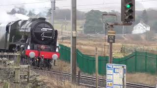 Royal Scot at Scout Green at 1150am Saturday 11th February 2023 Please subscribe to my channel [upl. by Atilemrac184]