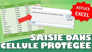 Comment protéger le formatage des cellules tout en autorisant la saisie de données dans Excel [upl. by Lilian]